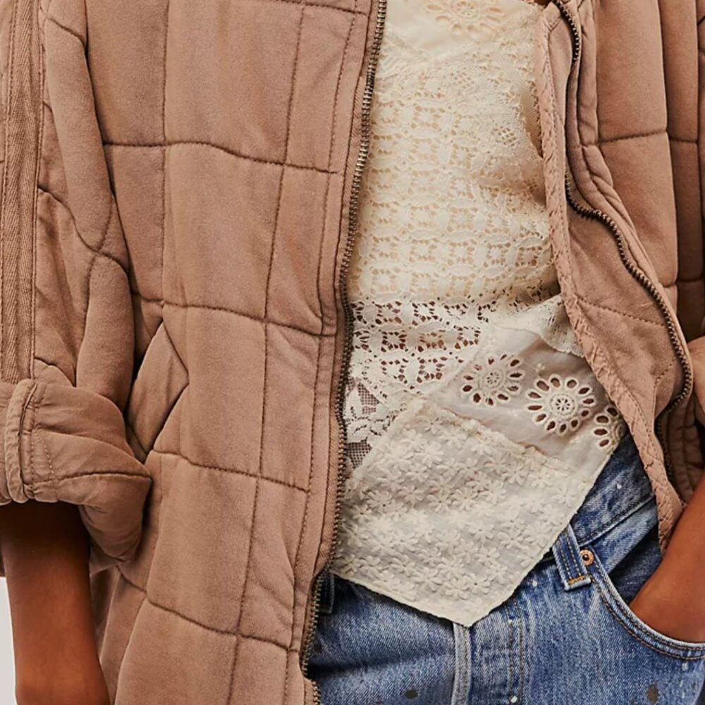 Free People Dolman Quilted Jacket